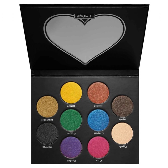 LIKE NEW — Vegan Love Eyeshadow Palette — KVD Vegan Beauty - Picture 2 of 5